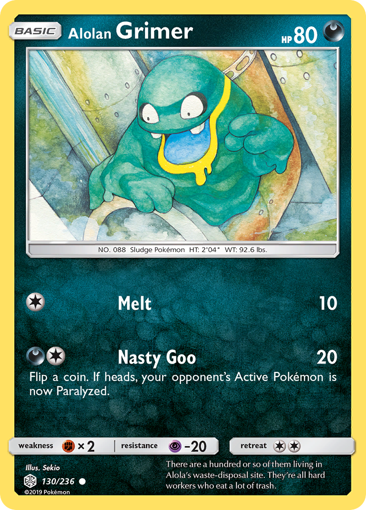 Alolan Grimer (130/236) [Sol y Luna: Eclipse cósmico] 