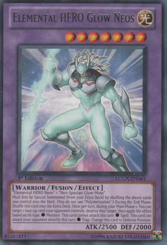 Elemental HERO Glow Neos [LCGX-EN061] Raro 