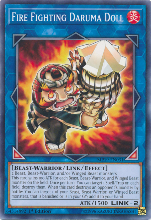 Muñeco Daruma contra incendios [MP19-EN031] Común 