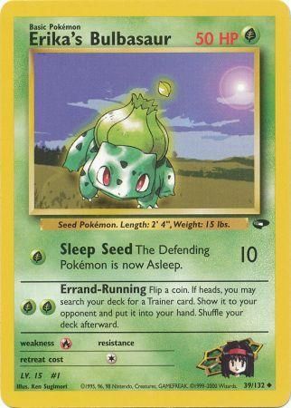 Bulbasaur de Erika (39/132) [Gym Challenge Unlimited] 