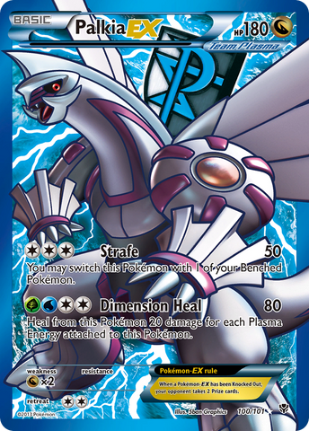 Palkia EX (100/101) [Blanco y negro: Explosión de plasma] 
