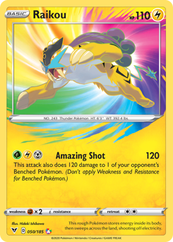 Raikou (050/185) [Espada y escudo: voltaje vivo] 