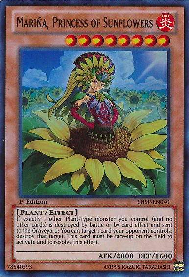 Marina, Princesa de los Girasoles [SHSP-EN040] Súper Rara 
