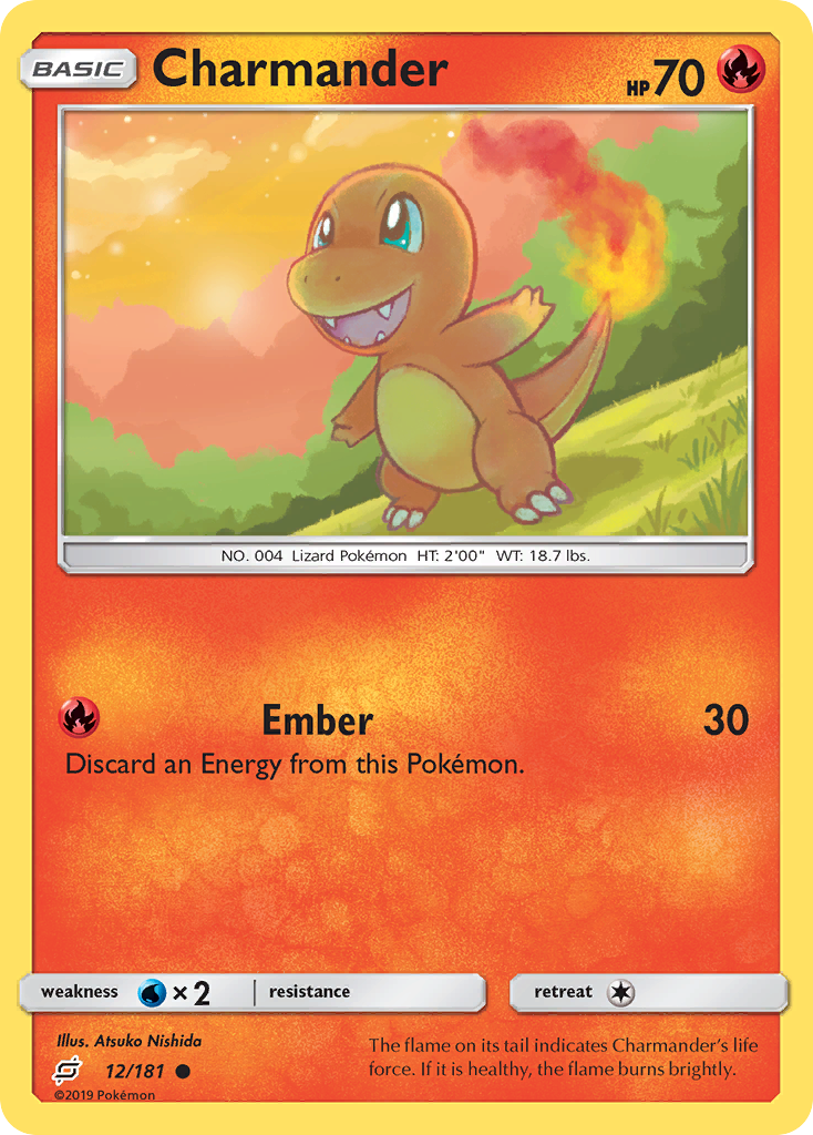 Charmander (12/181) [Sol y Luna: Formar equipo] 