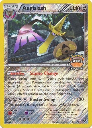 Aegislash (85/146) (Personal de promoción del campeonato regional) [XY: Conjunto básico] 
