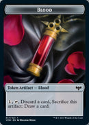 Sangre // Ficha de clérigo espiritual de doble cara [Innistrad: Fichas de voto carmesí] 