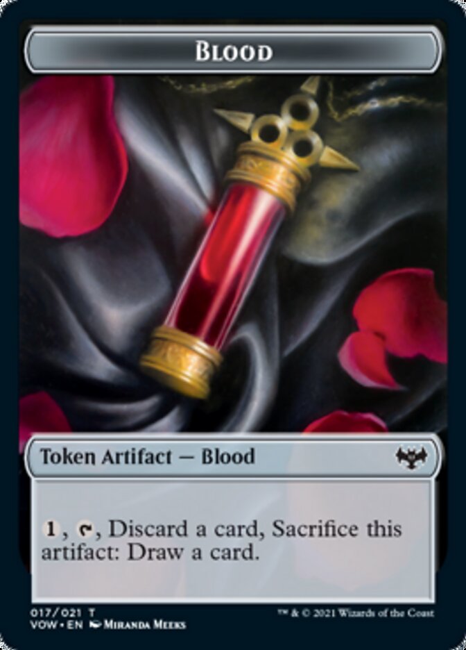 Sangre // Ficha de clérigo espiritual de doble cara [Innistrad: Fichas de voto carmesí] 