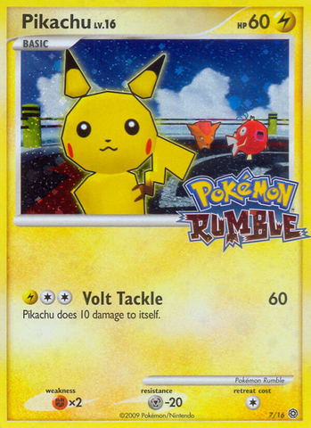 Pikachu (16/7) [Pokémon Rumble] 