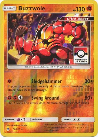 Buzzwole (77/131) (Promoción de liga) [Sol y Luna: Luz Prohibida] 