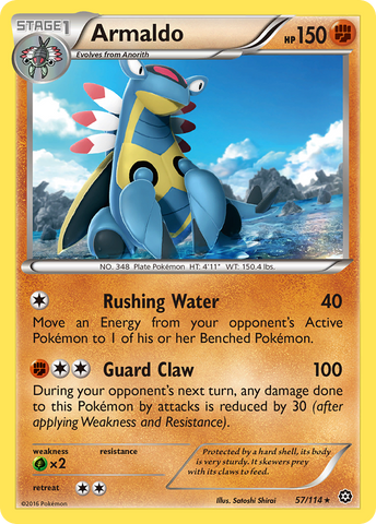 Armaldo (57/114) [XY: Asedio de vapor] 