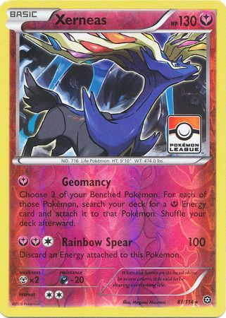 Xerneas (81/114) (Promoción de la Liga Steam Siege) [XY: Steam Siege] 