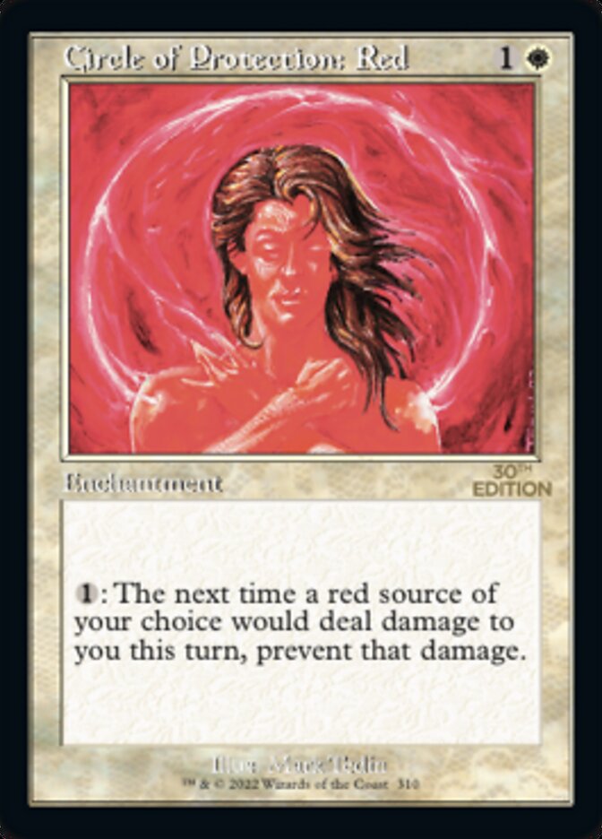 Círculo de protección: rojo (retro) [Edición del 30 aniversario] 