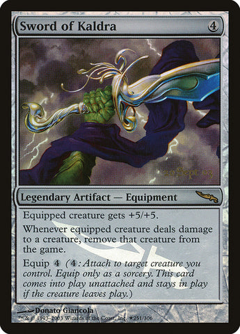 Espada de Kaldra [Promociones Mirrodin] 