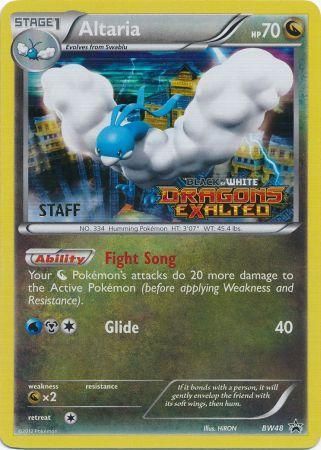 Altaria (BW48) (Promoción de presentación del personal) [Blanco y negro: Promociones de Black Star] 