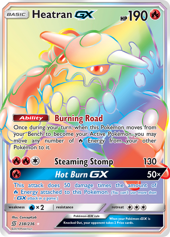 Heatran GX (238/236) [Sol y Luna: Mentes unificadas] 