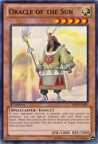 Oráculo del Sol [BP02-EN087] Mosaico Raro 