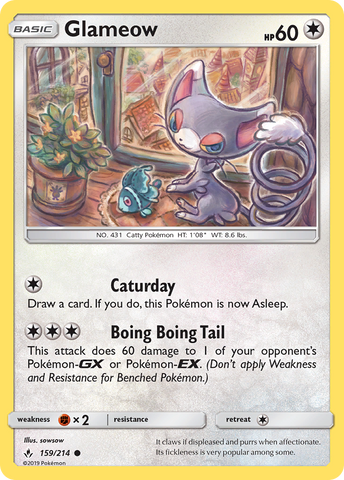 Glameow (159/214) [Sol y Luna: Vínculos inquebrantables] 