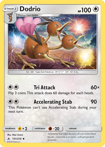 Dodrio (151/214) [Sol y Luna: Vínculos inquebrantables] 