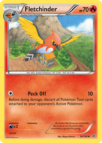 Fletchinder (14/108) [XY: Cielos rugientes] 