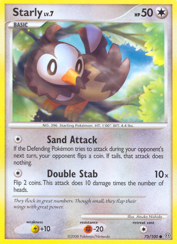 Starly (75/100) [Diamante y Perla: Stormfront] 