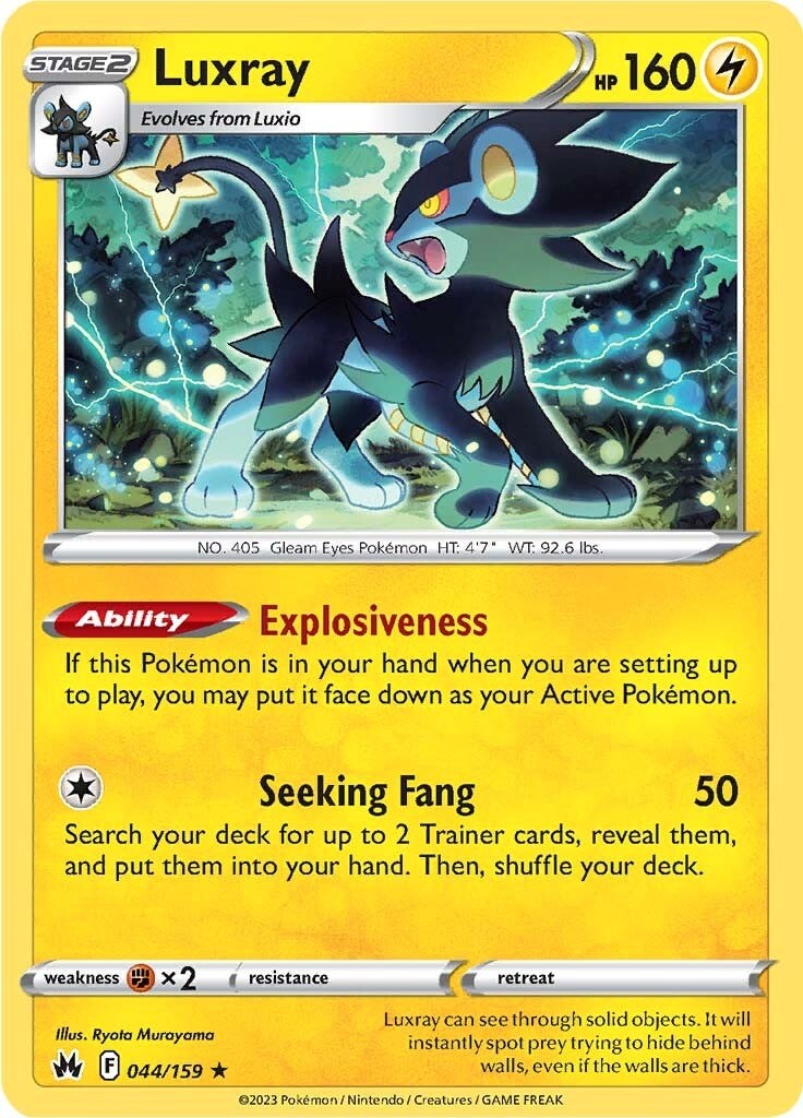 Luxray (044/159) (44) [Espada y escudo: Crown Zenith] 