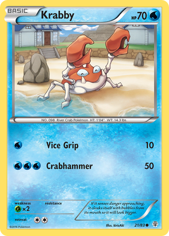 Krabby (21/83) [XY: Generaciones] 