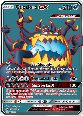 Guzzlord GX (105/111) [Sol y Luna: Invasión Carmesí] 