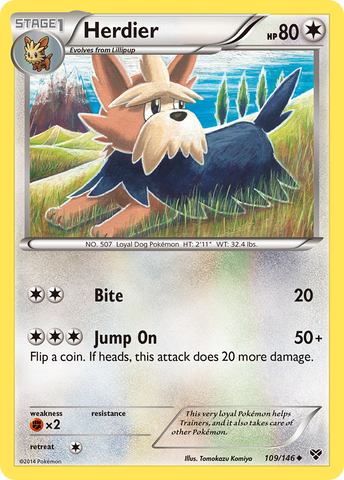 Herdier (109/146) [XY: Conjunto básico] 