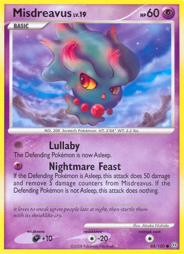 Misdreavus (68/100) [Diamante y Perla: Stormfront] 