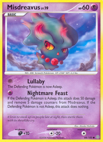 Misdreavus (68/100) [Diamante y Perla: Stormfront] 