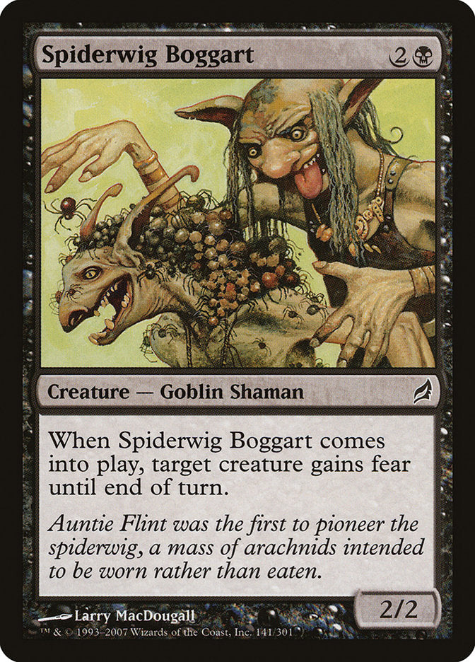 Peluca de araña Boggart [Lorwyn] 