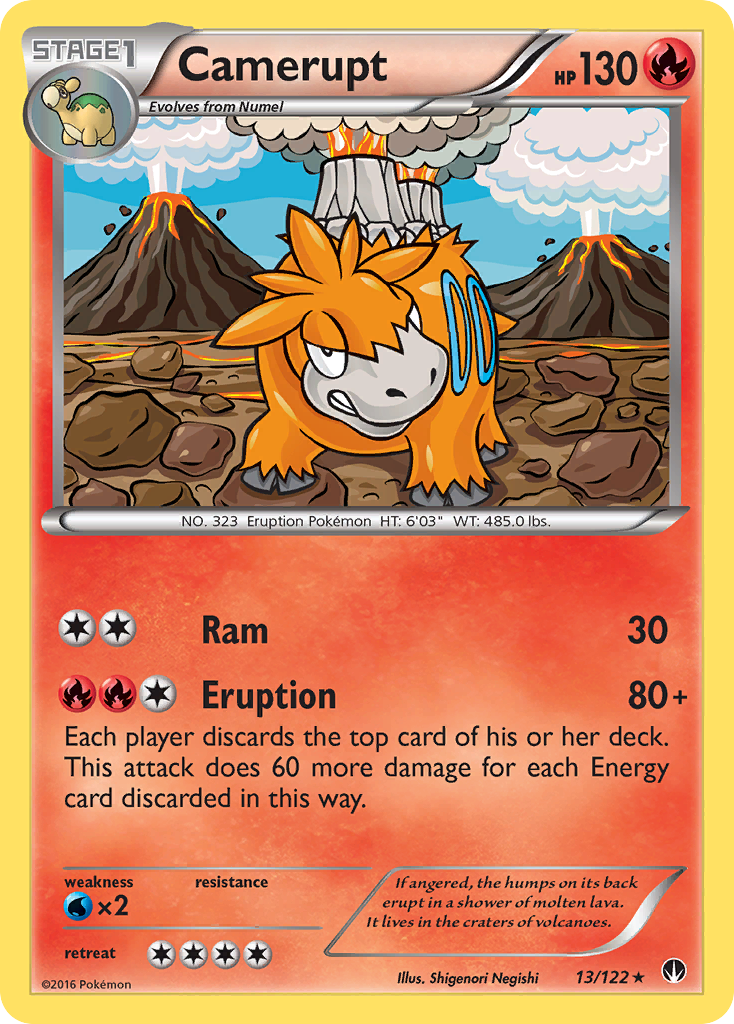 Camerupt (13/122) [XY: Punto de ruptura] 