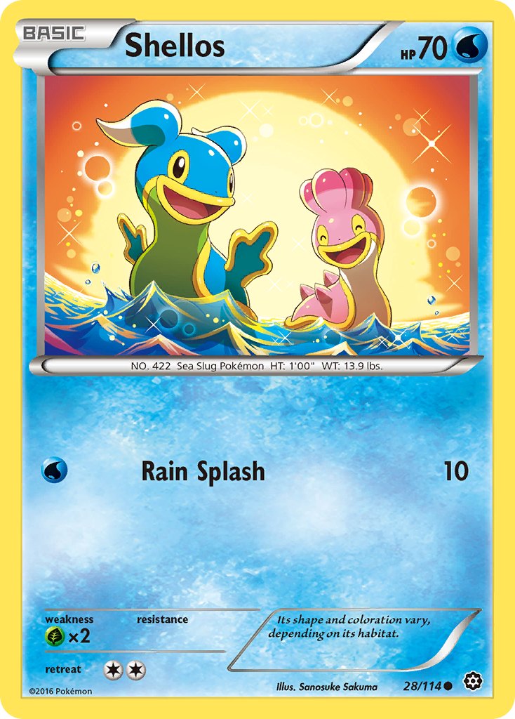 Shellos (28/114) [XY: Asedio de vapor] 