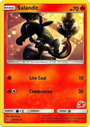 Salandit (25/156) (Sello Charizard n.° 31) [Academia de batalla 2020] 