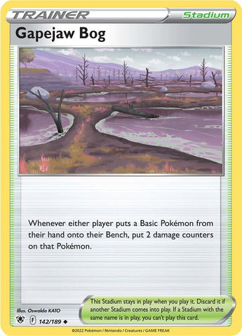 Gapejaw Bog (142/189) [Espada y escudo: Resplandor astral] 