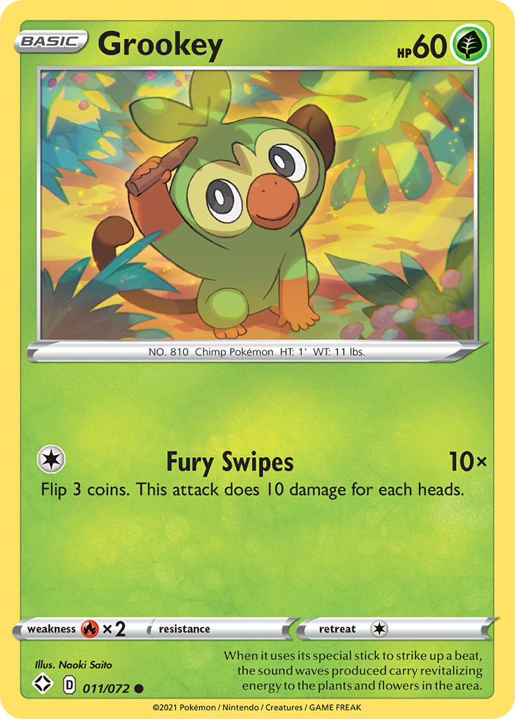 Grookey (011/072) [Espada y escudo: Destinos brillantes] 