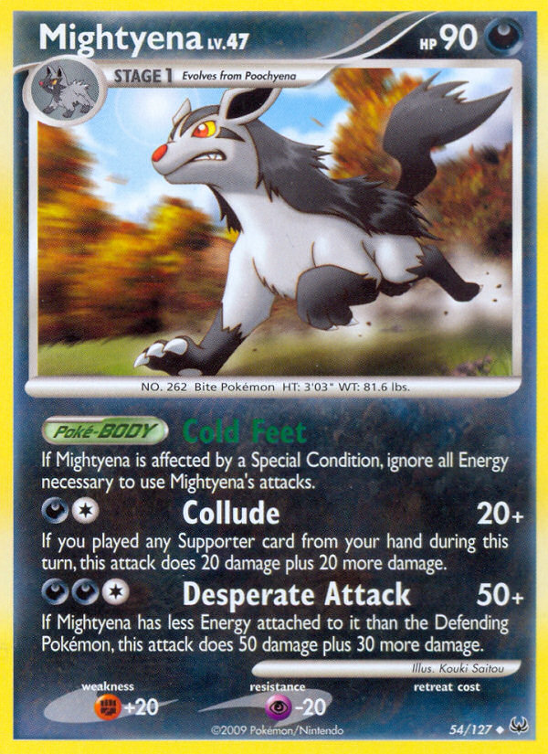 Mightyena (54/127) [Platino: Conjunto básico] 