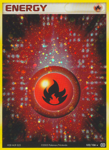 Energía de fuego (102/106) [EX: Esmeralda] 
