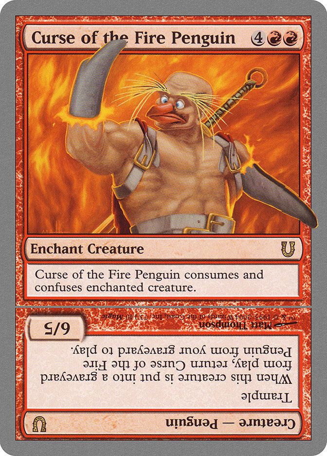 La maldición del pingüino de fuego // La maldición de la criatura pingüino de fuego [desquiciada] 