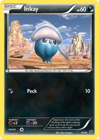 Inkay (18/39) [XY: Conjunto inicial de Kalos] 