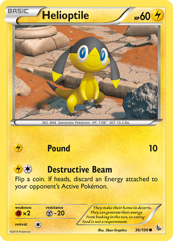 Helioptilo (36/106) [XY: Flashfire] 