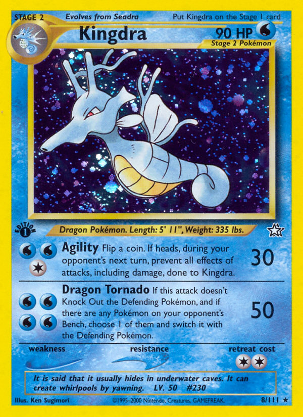 Kingdra (8/111) [Neo Génesis 1.ª edición] 