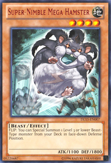 Mega hámster súper ágil (rojo) [DL15-EN007] Raro 