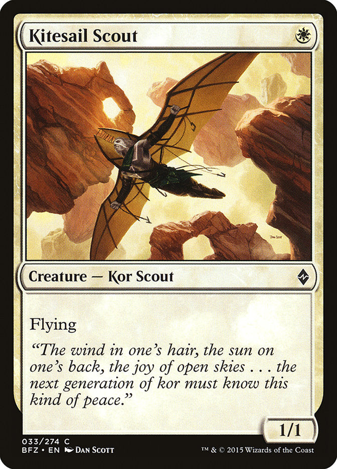 Kitesail Scout [Batalla por Zendikar] 