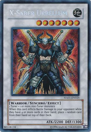 X-Saber Urbellum [HA01-EN025] Secreto Raro 