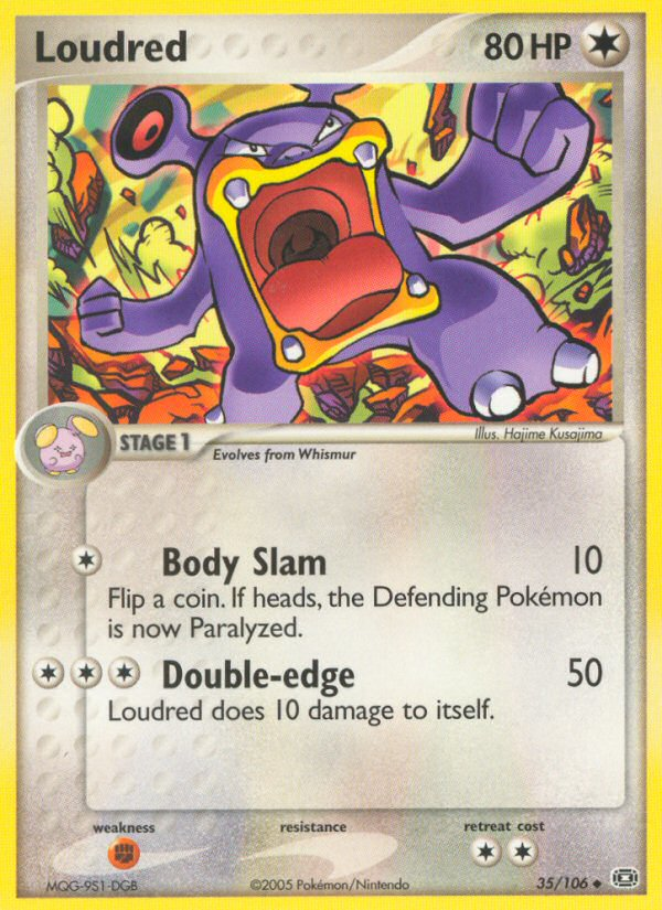 Loudred (35/106) [EX: Esmeralda] 
