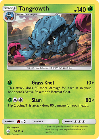 Tangrowth (6/236) [Sol y Luna: Eclipse cósmico] 