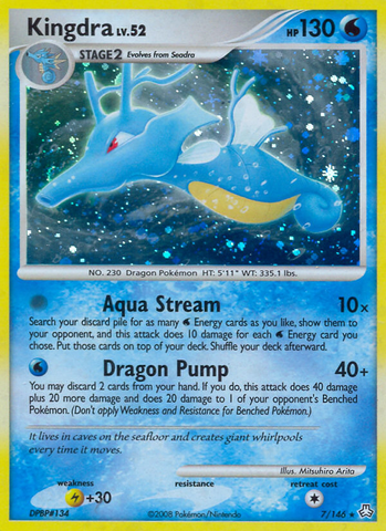 Kingdra (7/146) [Diamante y Perla: Leyendas despiertas] 