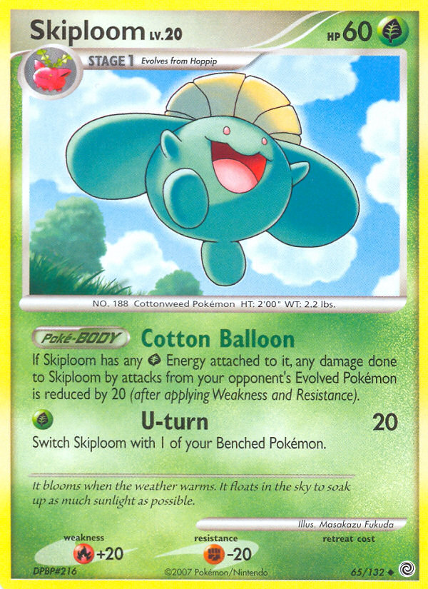 Skiploom (65/132) [Diamante y Perla: Maravillas secretas] 