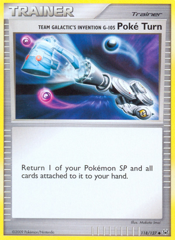 Invención del Equipo Galáctico G-105 Poke Turn (118/127) [Platino: Conjunto básico] 